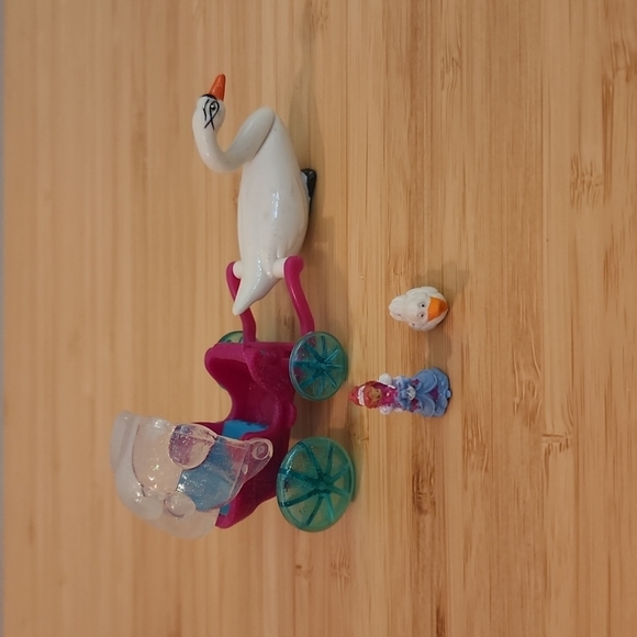 Trendmaster Swan Carriage Vintage 90's Miniature Playset - Picture 2 of 5